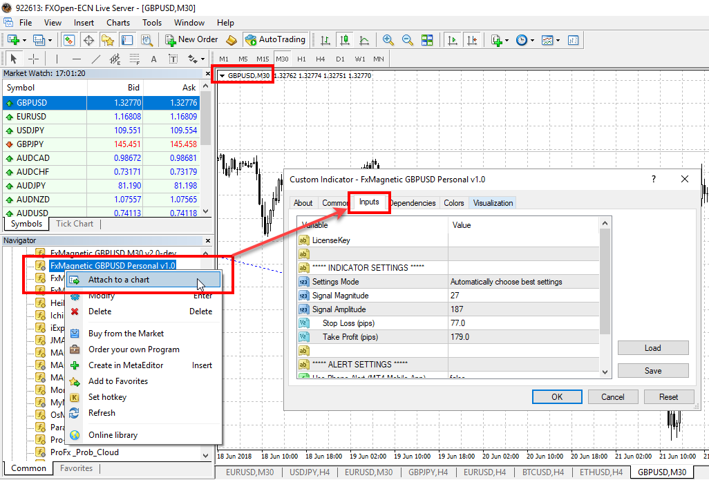 Mt4 Chart Settings