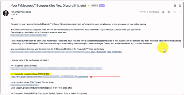 Understanding Example Settings-FxMagnetic Bonus Email