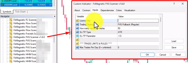 FVG Scanner Setup